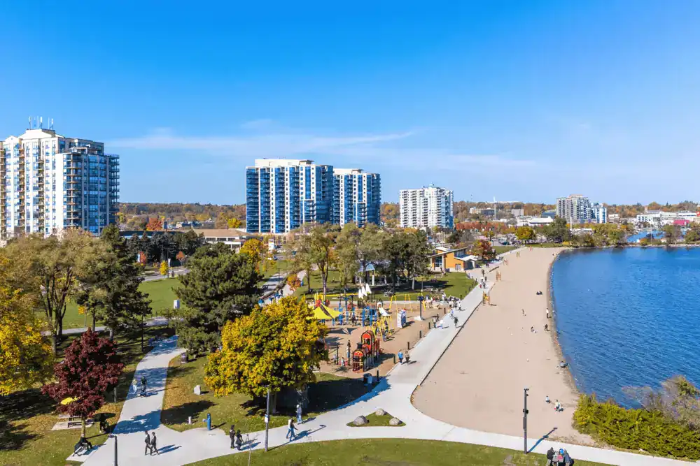 Skyline of Barrie, Ontario, featuring In Good Nutrition – Registered Dietitian Services